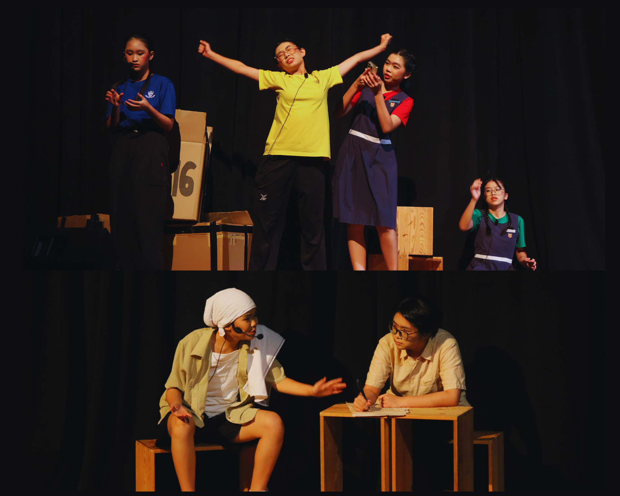 One stage, two timelines—one story brought to life